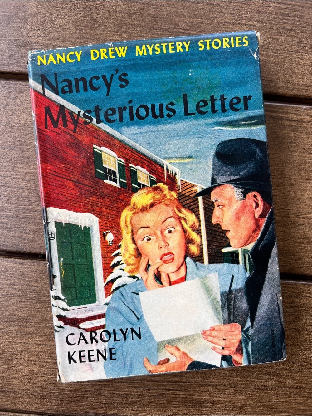 Vintage Nancy Drew Nancy’s Mysterious Letter 1950s Hardcover w Dust Jacket